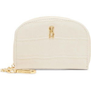 Steve Madden womens Steve Madden JADEZ Dome Zipper Pouch(BJADEZ BONE CROC)