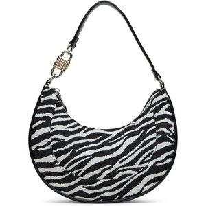 Steve Madden womens Steve Madden LOHAN Crescent Shoulder Bag(Lohan1  Zebra)
