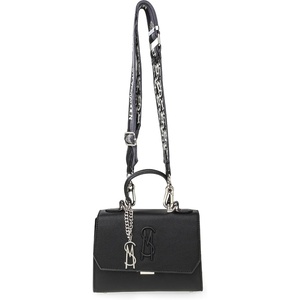 Steve Madden womens Steve Madden Lattuca Top Handle Crossbody(Black)