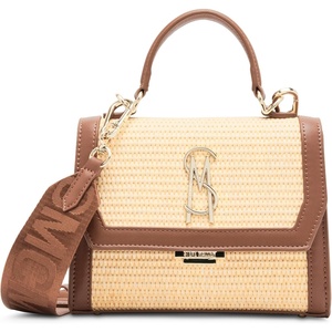 Steve Madden womens Steve Madden Lattuca Top Handle Crossbody(Straw)