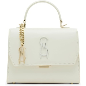 Steve Madden womens Steve Madden Lattuca Top Handle Crossbody(White)