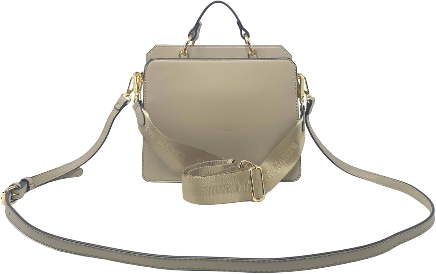 image:imageSteve Madden Womens Steve Madden Bevelyn Convertible Crossbody BagCrossbodyTimeless Taupe