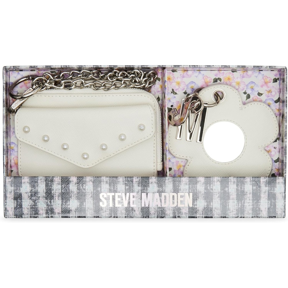 image:imageSteve Madden Blooms Wallet amp Flower Mirror Box SetChalk