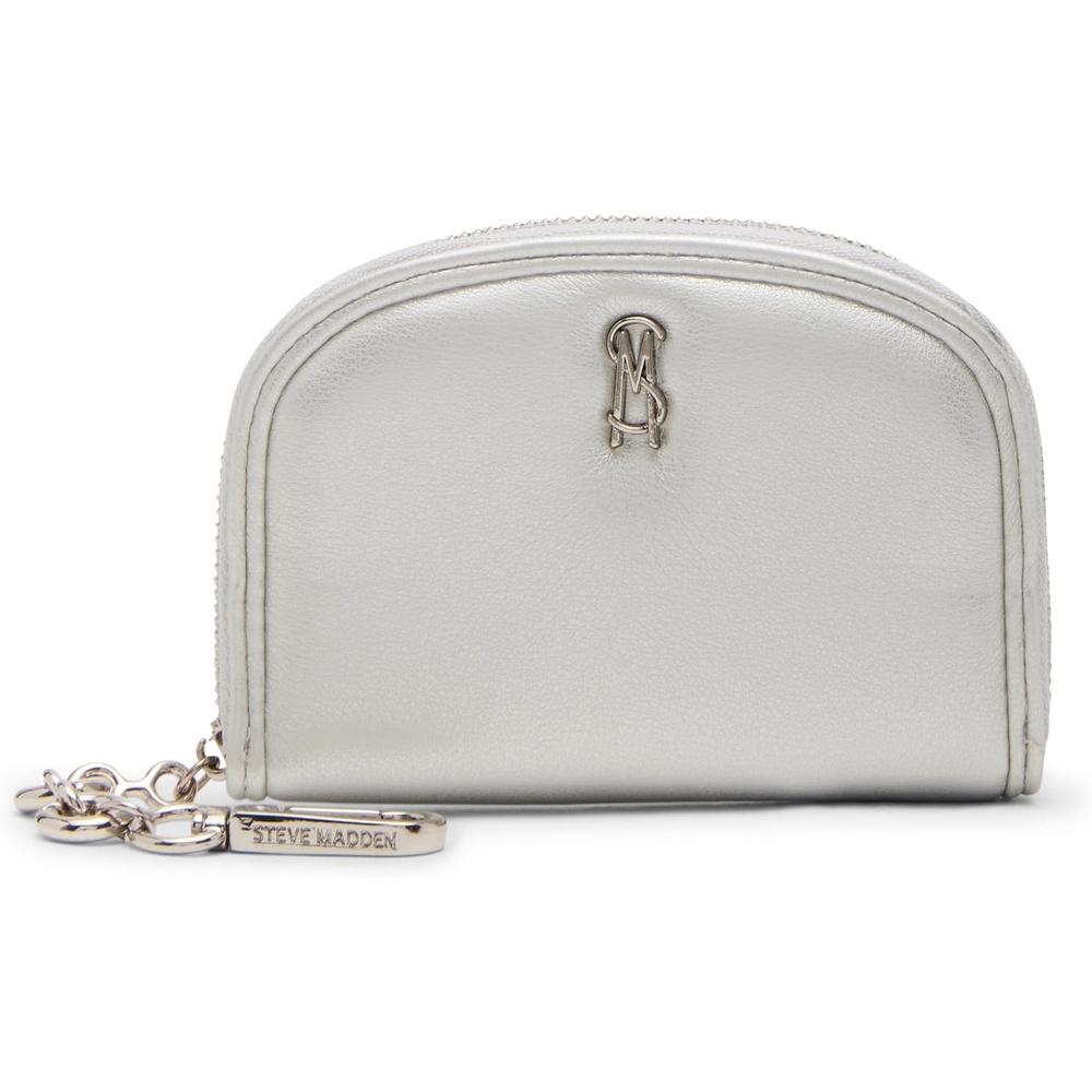 image:imageSteve Madden JADEZ Dome Zipper PouchSilver
