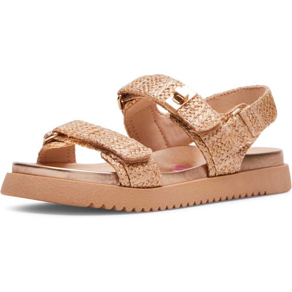 image:imageSteve Madden Kids Mona Jelly Little KidBig KidGold Raffia