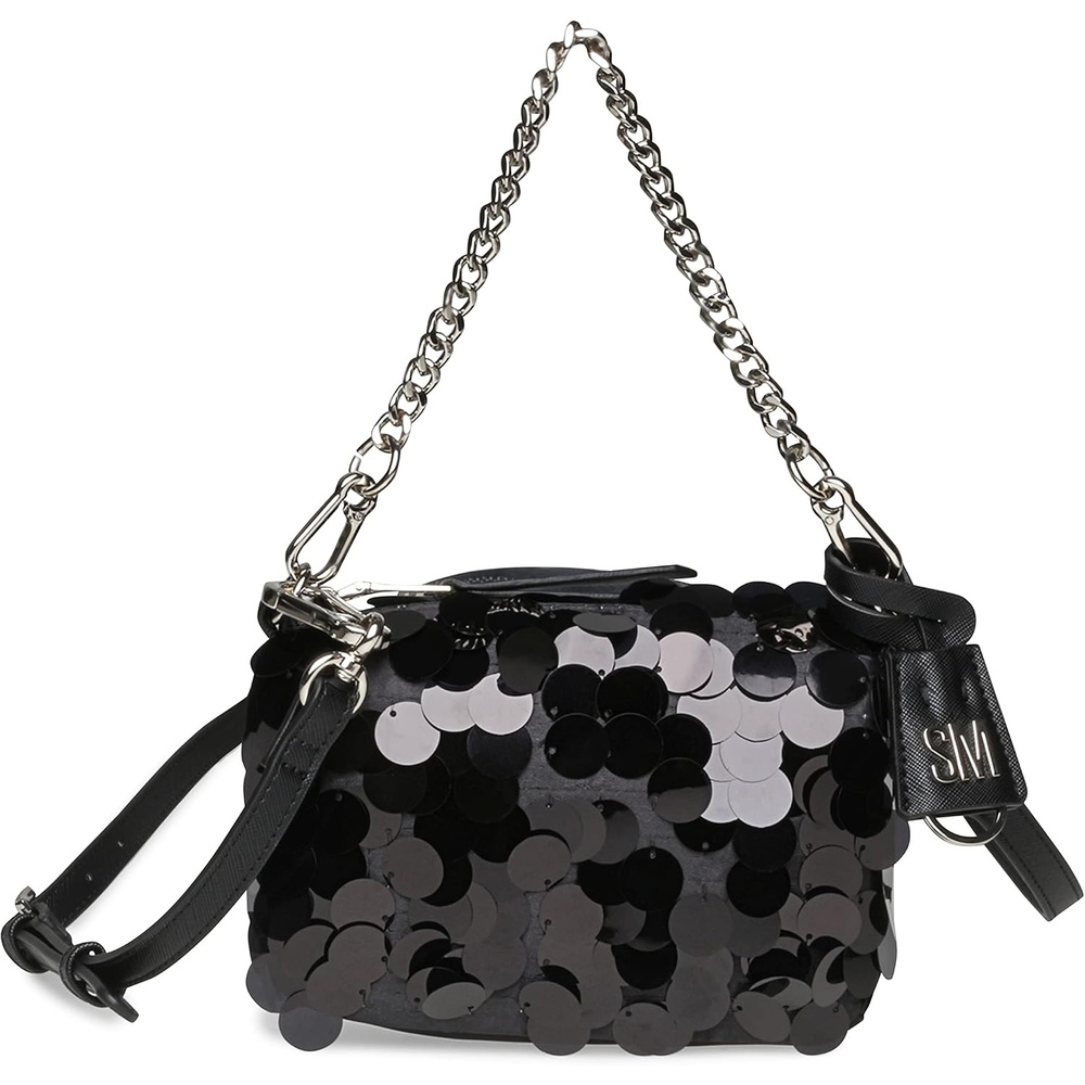 image:imageSteve Madden NobleP Pailette Sequins Mini Bag Black
