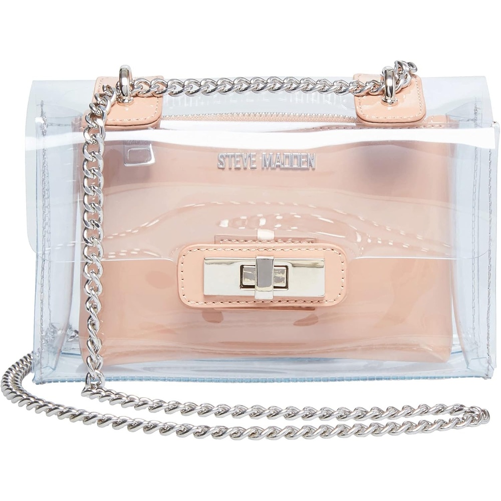 image:imageSteve Madden Womens Clutch Crossbody HandbagClear