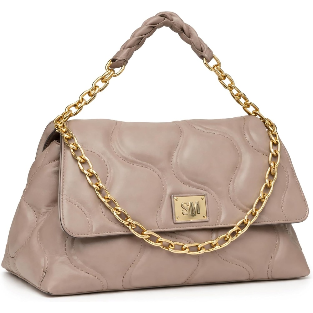 image:imageSteve Madden Womens Steve Madden Bclove Quilted Nylon Shoulder BagMushroom