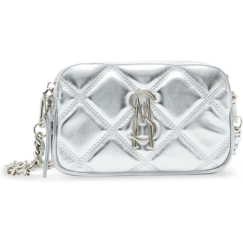image:imageSteve Madden Womens Steve Madden Bdaisy Double Zip CrossbodySilver