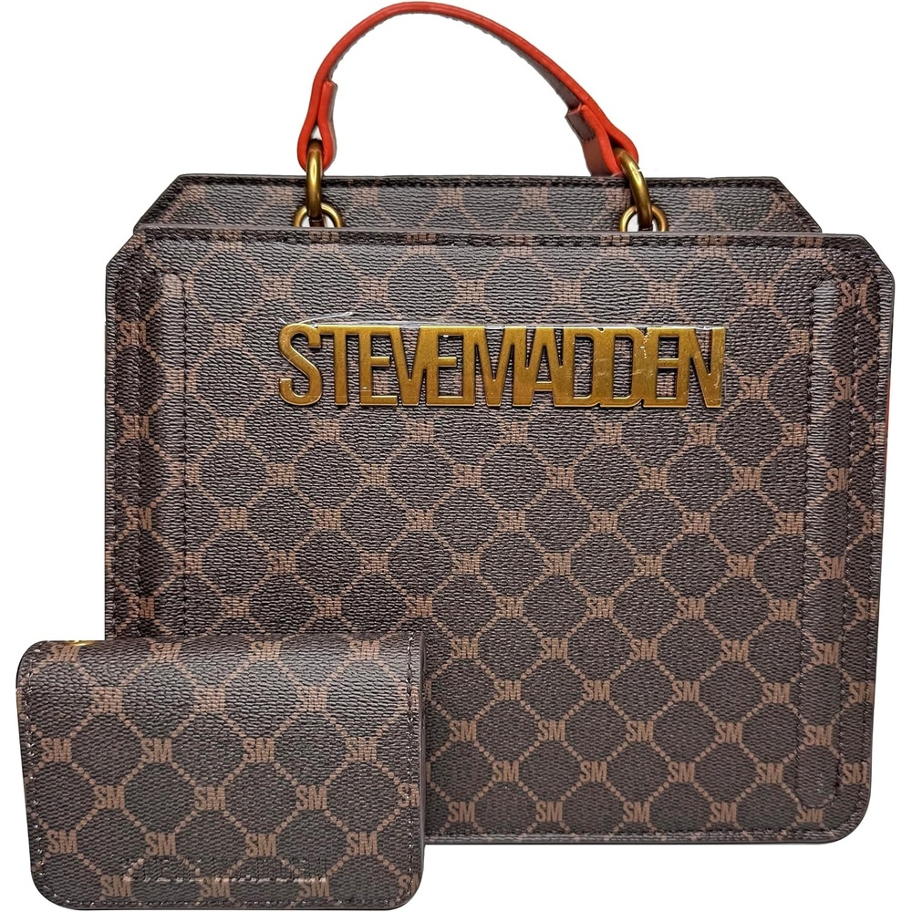 image:imageSteve Madden Womens Steve Madden Bevelyn Convertible Crossbody BagCrossbodyBrownOrange