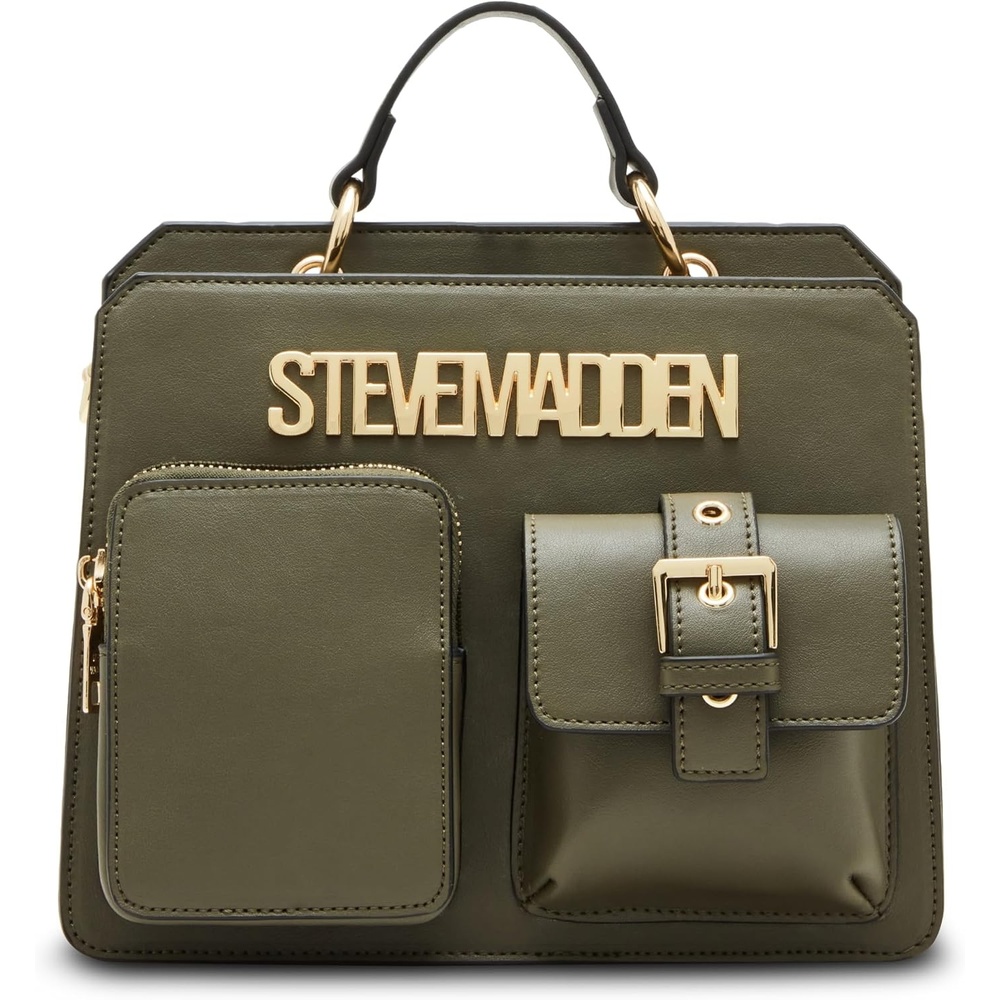 image:imageSteve Madden Womens Steve Madden Bevelyn Utility Pocket Convertible Crossbody BagJuniper