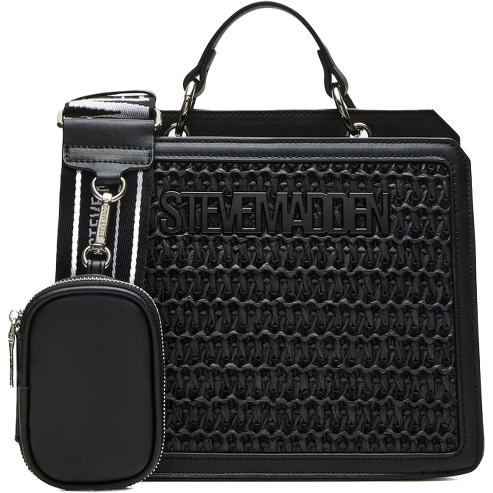 image:imageSteve Madden Womens Steve Madden Bevelyns Structured SatchelBlack