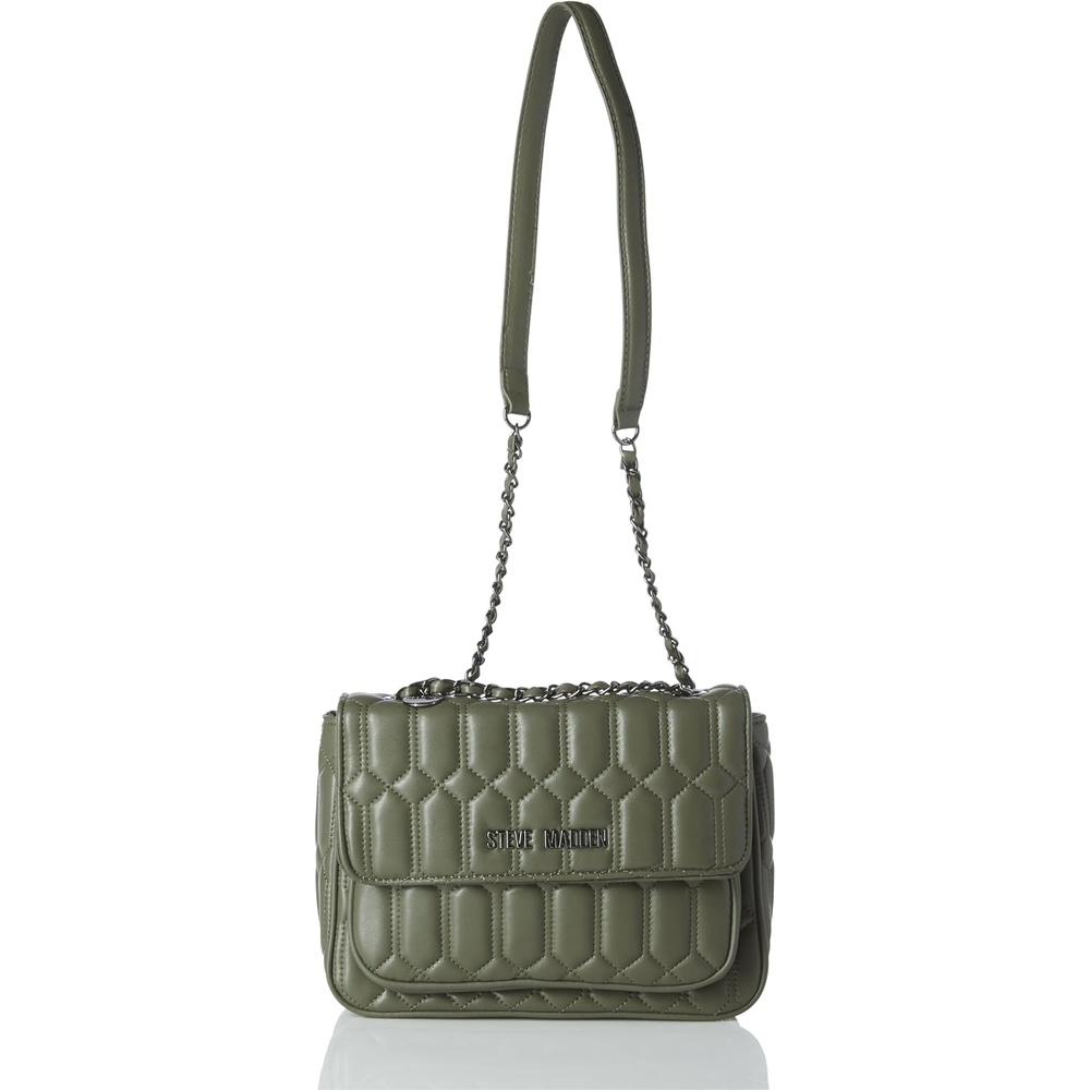 image:imageSteve Madden Womens Steve Madden Bniles Quilted Flap CrossbodyJuniper