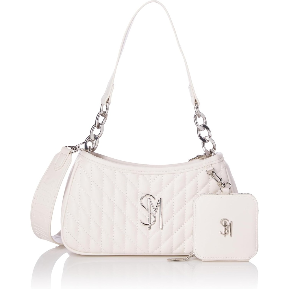 image:imageSteve Madden Womens Steve Madden Elodie Quilted CrossbodyVanilla