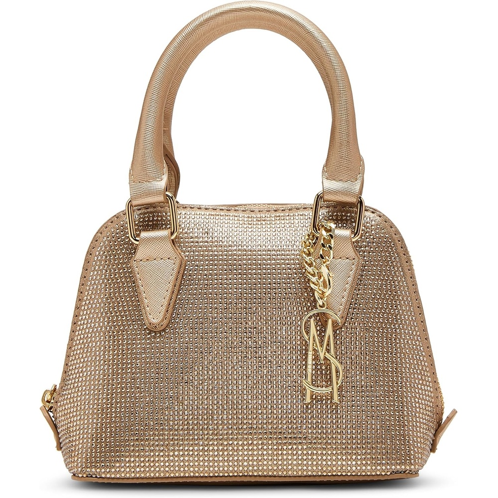 image:imageSteve Madden Womens Steve Madden Hope Rhinestone Top Handle CrossbodyChampagne
