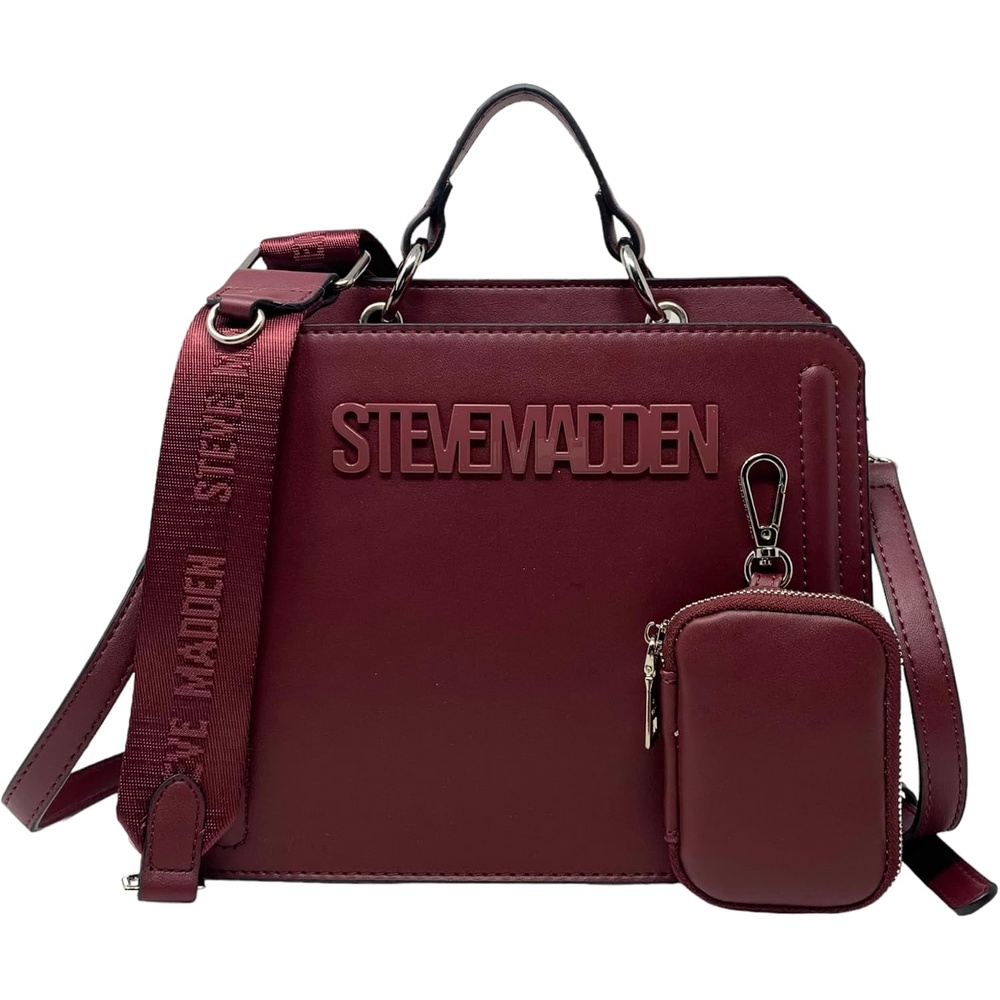 image:imageSteve Madden womens Steve Madden Bevelyn Convertible Crossbody BagBloodstone