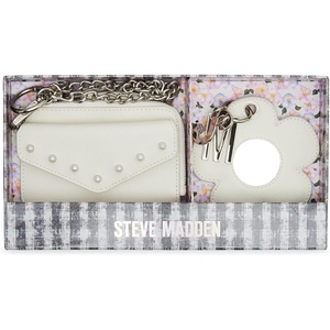 Steve Madden Blooms Wallet & Flower Mirror Box Set(Chalk)