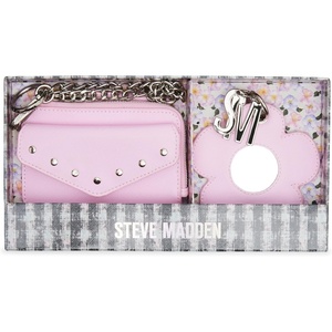 Steve Madden Blooms Wallet & Flower Mirror Box Set(Pink)