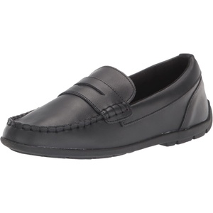 Steve Madden Boy’s Jared Loafer(Black Leather)