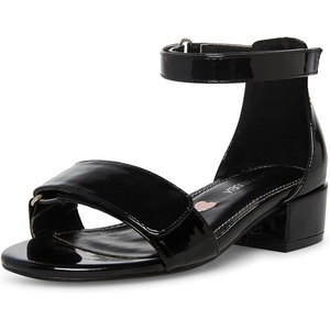 Steve Madden Girls’ Adaptive Irenne(Black Patent)