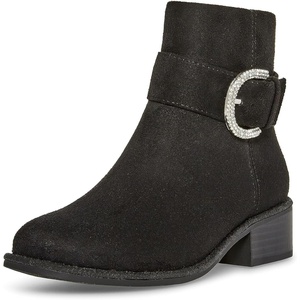 Steve Madden Girls’ Buckled(Black)