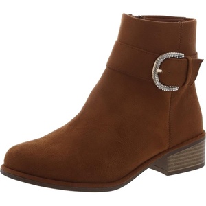 Steve Madden Girls’ Buckled(Cognac)