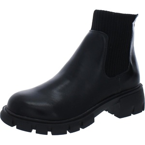 Steve Madden Girls Hutch Ankle Boot(Black)