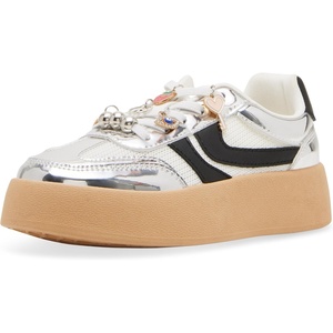 Steve Madden Girls Jersey(Silver)