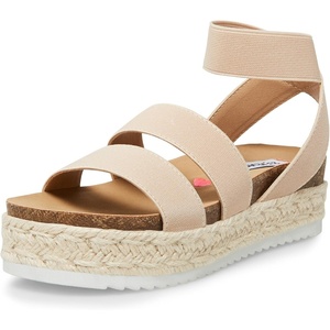 Steve Madden Girls Shoes Kimmie Espadrille Wedge Sandal(Blush)