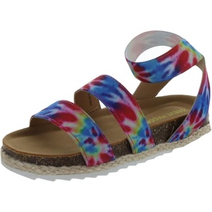 Steve Madden Girls Shoes Kimmie Espadrille Wedge Sandal(Tie-dye)