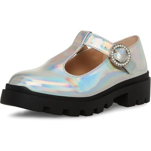 Steve Madden Girls’ Suzey(Iridescent)