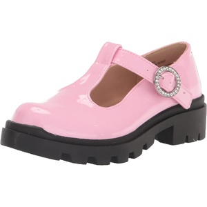 Steve Madden Girls’ Suzey(Pink Patent)