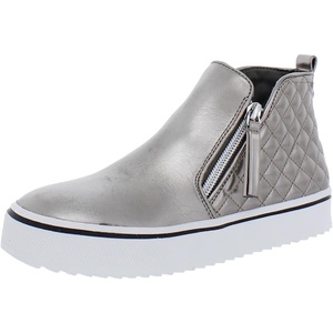 Steve Madden Girls’ Vicey(Pewter Quilted)