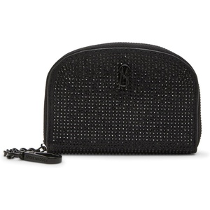 Steve Madden JADEZ Dome Zipper Pouch(Rhinestone Black)