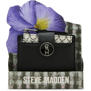 Steve Madden Jadyn-F Bifold with Removable Card Case(Black)