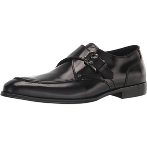 Steve Madden Men’s Damyen(Black Leather)
