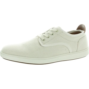 Steve Madden Mens Fenta Fashion Sneakers – Casual Lightweight Walking Shoes for Everyday Comfort, Grey, 12(Cream Fabric)
