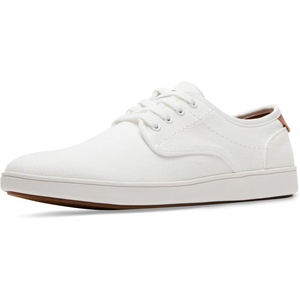 Steve Madden Mens Fenta Fashion Sneakers – Casual Lightweight Walking Shoes for Everyday Comfort, Grey, 12(White Canvas)