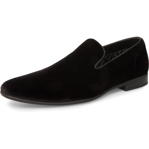Steve Madden Men’s Laight Slip-On Loafer(Black Velvet)