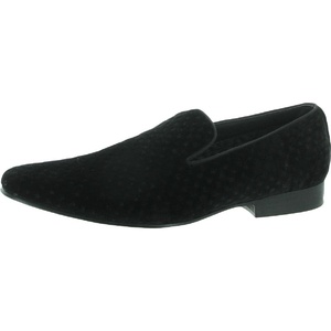 Steve Madden Men’s Lifted Loafer(Black Velvet)