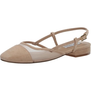 Steve Madden Womens Belinda(Tan Suede Mesh)