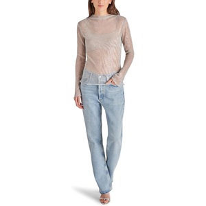 Steve Madden Women’s Janelle Top(Silver)