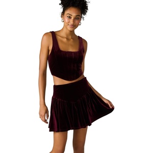 Steve Madden Women’s Jayla Skirt(Wine)