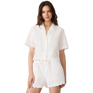 Steve Madden Women’s Sandra Top W Embriodery(White)