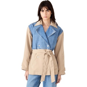 Steve Madden Women’s Shyla Coat(Denim Multi)