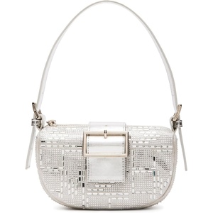 Steve Madden Women’s Steve Madden Balexis Crescent Shoulder Bag(Silver)