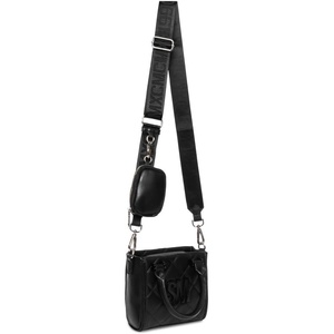 Steve Madden Women’s Steve Madden Bbabi Quilted Top Handle Crossbody(Black)