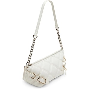 Steve Madden Women’s Steve Madden Bcandi Elongated Shoulder Bag(White)