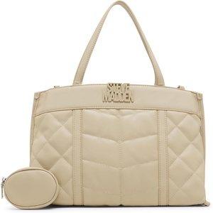 Steve Madden Women’s Steve Madden Belia Chevron Quilted Satchel(Oatmilk)