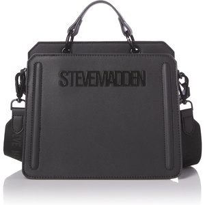 Steve Madden Women’s Steve Madden Bevelyn Convertible Crossbody Bag(Black/Black)